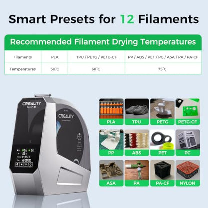 Official Creality Filament Dryer, Space Pi - color: Space Pi