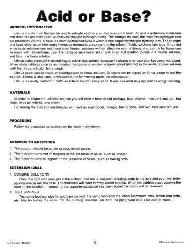 REMEDIA PUBLICATIONS Life Science Biology