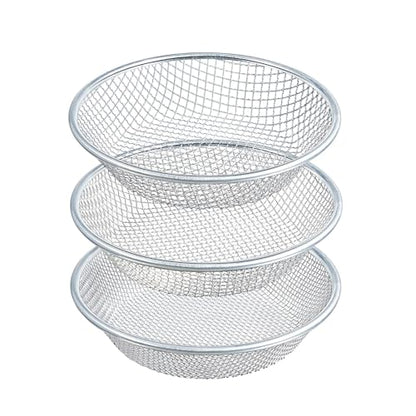 3PCS Soil Sifter for Gardening, Rock Sifter for 5 Gallon Bucket,Compost Sifter Dirt Sifter,Captures Dirt Rocks Sawdust - color: 3PCS (1/4in, 1/8in, 3/8in)