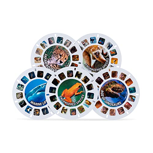 View Master Classic with Discovery Kids Reels - Metallic Viewfinder with 5 Reels Included - STEM, Retro, Nature Learning Toy for Kids and Adults, Toddlers, Ages 3+ - Amazon Exclusive