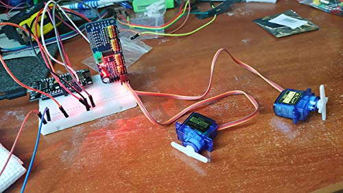 Dorhea PCA9685 16 Channel 12 Bit PWM Servo Driver Board IIC Interface PCA9685 Module Controller Compatible with Raspberry Pi