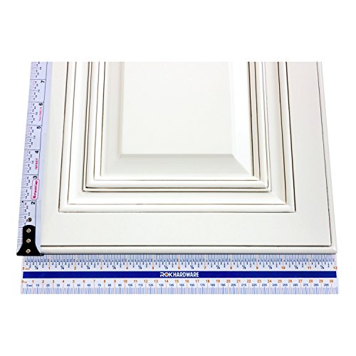 Rok Hardware 12" Flexi Plastic English/Metric 305mm Easy Read Ruler