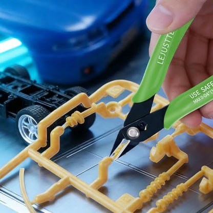 5 Inch Flush Cutters, 2 Pack Small Wire Cutters, Micro Flush Cut Pliers Side Cutters Snips Zip Tie Sprue Cutter for Jewelry Making, Floral, Electronics, Model Craft, Filament, 3D Print - color: 2 Pack