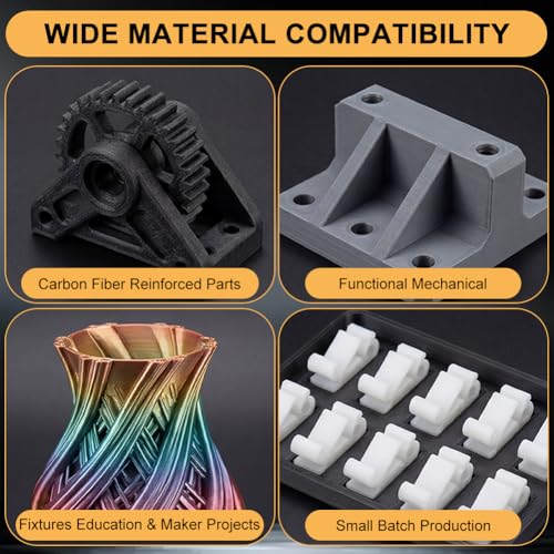 for Bamboo Lab A1/A1 Mini 0.6mm Hotend,3D Printer Accessories Heating Block Replacement High Temp&Fast Speed Hardened Steel Nozzle,Assembled Extruder Hot End Kit with Silicone Sock
