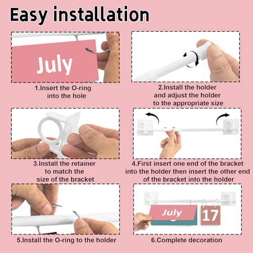 96 Cards Classroom Bulletin Board Decorations Set for Teachers,Flip Calendar with Holder for Classroom,Adjustable Calendar,Preschool Elementary Home Decor Supplies（Pink and Green） - style: Pink and Green