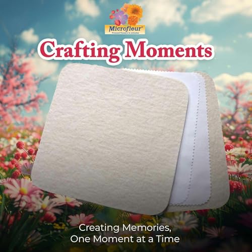 Microfleur Microwave Flower Press Refill Pack, DIY Floral Art - 9" (23 cm) - size: 9 inch Refill Pack