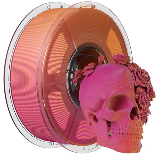 iSANMATE Matte Tri Color PLA Filament Color Change Purple Rose Red Yellow - color: Purple Rose Red Yellow