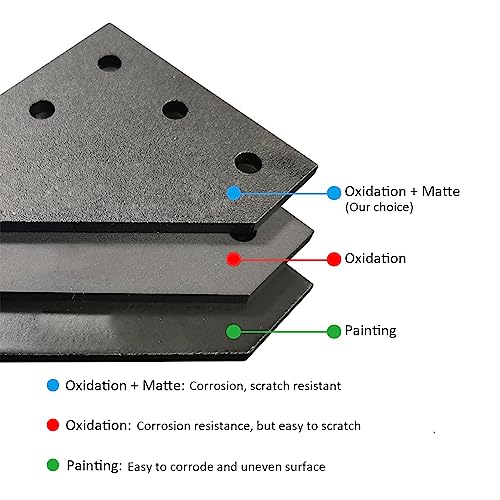 8 Sets 2020 Aluminum Extrusion Profile Hardware V T Slot Brackets - style: 8Pcs T Type Bracket with Bolt Nut