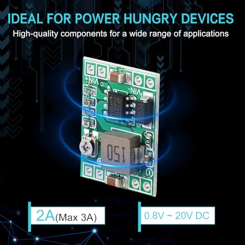EBOOT 6 Pack MP1584EN DC-DC Buck Converter 24V to 12V 9V 5V 3V Adjustable