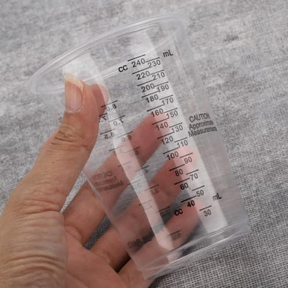 60 Pcs 8oz Epoxy Resin Mixing Cups Disposable Plastic Measuring Cups