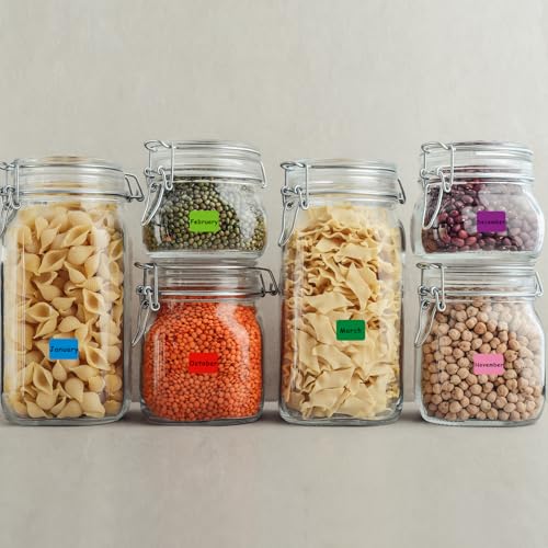 Tallew 1640 Pcs Rectangle Labels, 0.5" X 0.75"、0.98" X 2.64"、2" X 3"