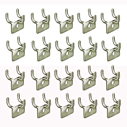 Azar 700017 Metal Prong Hook, 20-Piece Set - size: Azar 700017 Metal Prong Hook