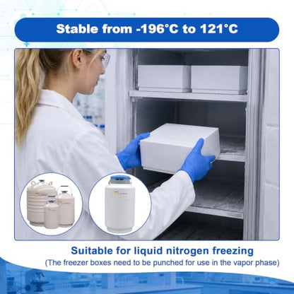 36-Place Cryo Boxes, 3 Inch Height, for 15ml Tubes, Pack of 5 - size: 36-well