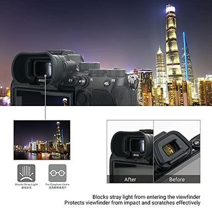 Soft FDA-EP19L Eyecup Eye Cup Viewfinder for Sony A7V A7IV A7R VI V A7S III - size: Sony FDA-EP19 Replacement