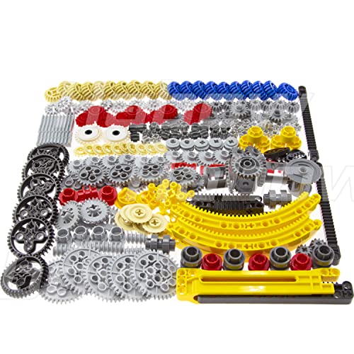 Habow 233pcs Technic Gears Kit, Assorted Gear Set for MOC Technic Building