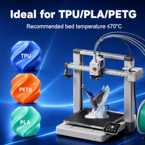 257x257mm PEI Build Plate with QR Code for Bambu Lab X2D P2S P1S P1P A1 X1 X1C X1E, Black Smooth & Textured Flexible Spring Steel Plate, PLA PLA+ TPU Low Temp Printing Bed - color: H1H(BLACK PEI)