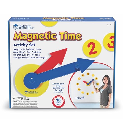 Learning Resources Magnetic Time Activity Set