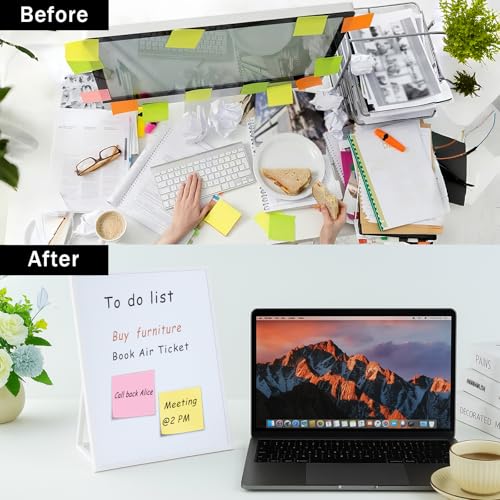 Dry Erase Board, Small Whiteboard with Stand - size: 8"W x 11.7"H, style: Basic