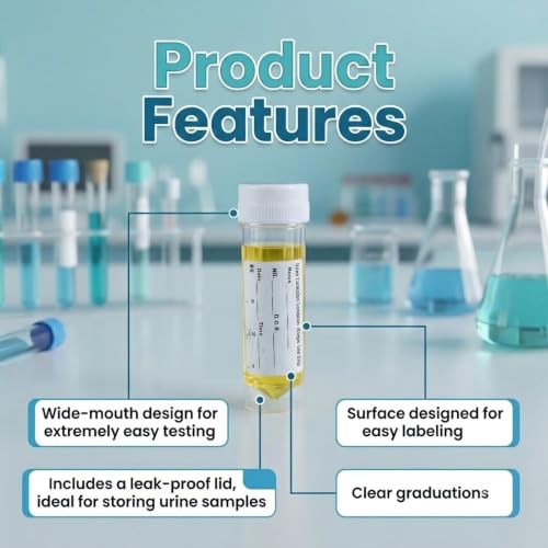 10Pcs Stool Sample Collection Kit,30ml Sample Containers with Label - color: Whtie