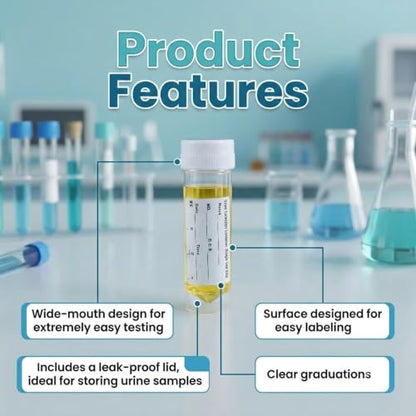 10Pcs Stool Sample Collection Kit,30ml Sample Containers with Label - color: Whtie
