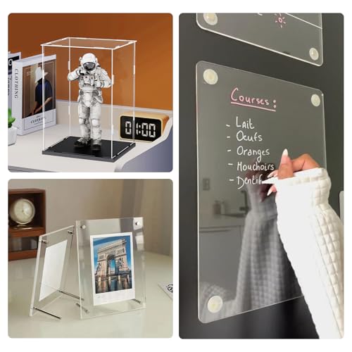 11X14 Plexiglass Sheets 1/8 Inch Thick,3mm Clear Acrylic Sheet 2 Pack - size: 3mm,11X14"