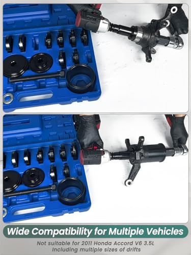 24pcs Wheel Bearing Press Kit for Front Wheel Drive Bearing Removal & Installation