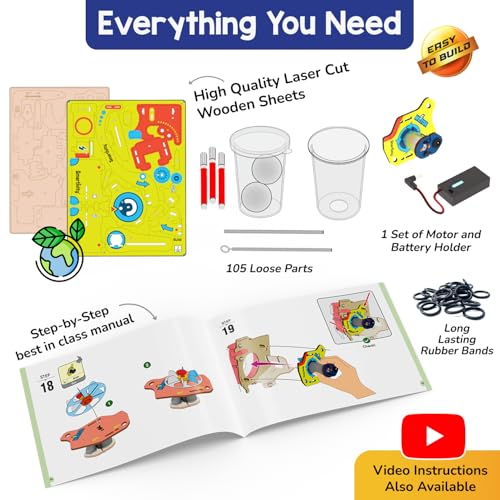 Smartivity 10-in-1 Motor Powered Gadgets Kit for Kids 6-12