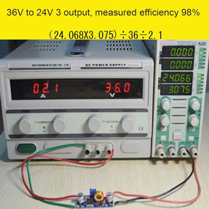 3PCS DC-DC Buck Converter XL4015 Step-Down Module Max 5A 75W Adjustable 4-38V to 1.25-36V Power Supply High Efficiency Voltage Regulator Module Electronic Integrated Circuits