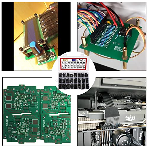 432Pcs M2.5 M3 M4 Male Female Nylon Hex Standoff Screw Nut Threaded Pillar PCB Motherboard Assortment Kit