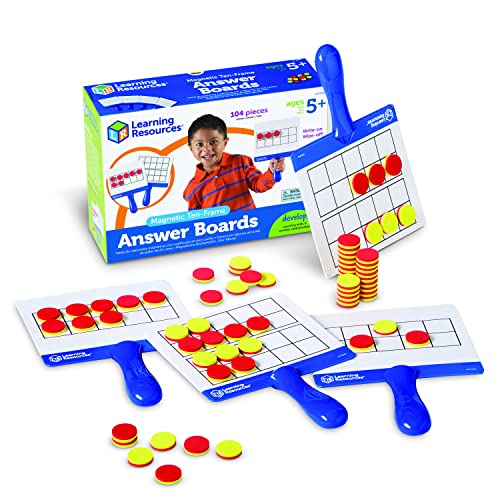 Learning Resources Magnetic Ten Frame Answer Boards - style: Answer Boards