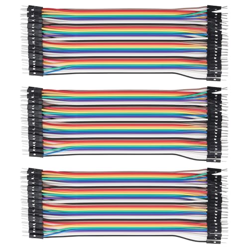 120Pcs Breadboard Jumper Wires,15 cm 40 Pin Female to Female - size: 5.9 inch (15 cm), style: Female to Female