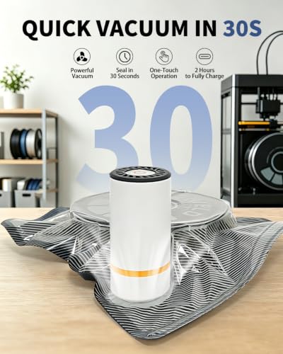 SHOWPIN Filament Vacuum Storage Kit: 20PCS 3D Printer Filament Vacuum Bags