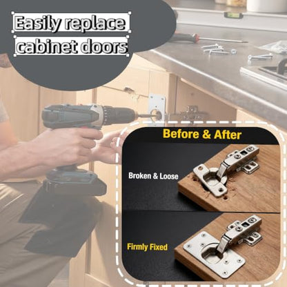 Cabinet Hinge Repair Plate,Hinge Repair Plate Kit,Cabinet Repair Board