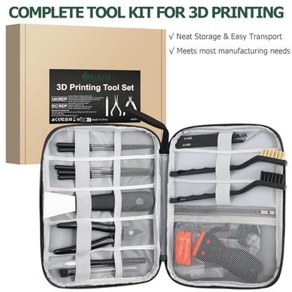 Complete 3D Printer Tools Kit for Printer Maintenance Trimming Detail Work