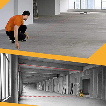 PREXISO Mini Laser Measurement Tool-135Ft Rechargeable Laser Distance Meter