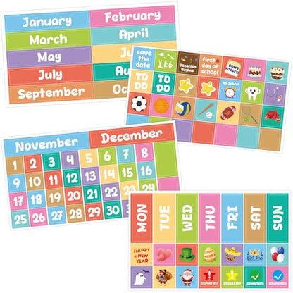 Calendar Magnets Classroom Magnetic Calendar Numbers 95Pcs Whiteboard Month Week Holiday Magnets Labels Home Office School Classroom Supplies