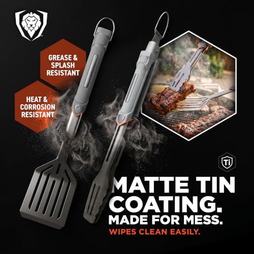 Dalstrong BBQ Spatula & Locking Tongs Set - 18" Spatula & 16" Tongs - size: 2pc Spatula Tongs