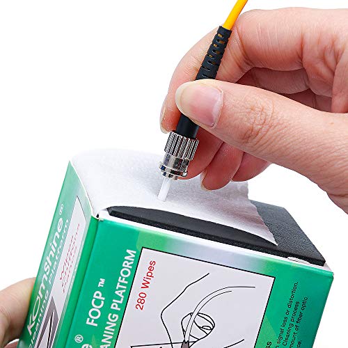 Optic Fiber Cleaning Inspection Probe with 3.5 inch Fiber Microscope Display+2.5mm Universial Male Tip+SC/LC UPC Female Connector+1.25mm/2.5mm Cleaner Pens+Cleaning Cassette - style: KIC-5D