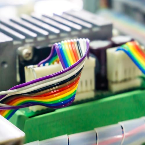 MECCANIXITY 1 Pcs 30Pin Flat Rainbow Ribbon Cable 20 Ft 1.27mm Pitch Breadboard Jumper Wires for Electronic Projects - size: 20 Ft, style: 30P