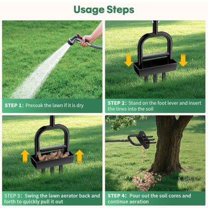 Lawn Aerator Coring Tool-Soil Sampler Probe