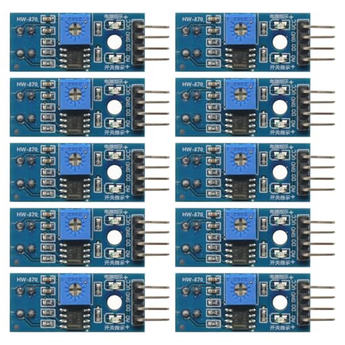 10PCS TCRT5000 Infrared Reflective IR Photoelectric Sensor Switch DC 3.3V-5V Barrier Line Track Sensor Module for Arduino