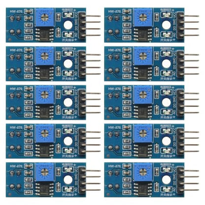 10PCS TCRT5000 Infrared Reflective IR Photoelectric Sensor Switch DC 3.3V-5V Barrier Line Track Sensor Module for Arduino