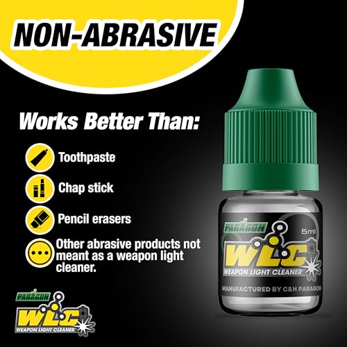C+H Paragon OLC Optic Lens Cleaner – for Gun Sights, Optic Lens, Night Vision, and Scopes - style: OLC Optic Cleaner + WLC Light Cleaner Combo