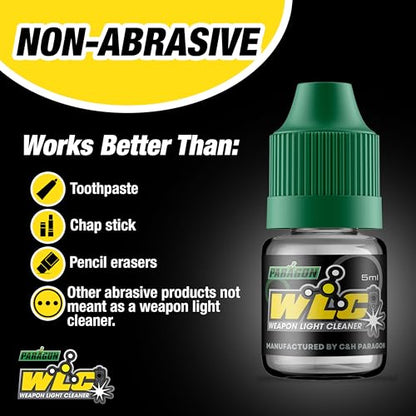 C+H Paragon OLC Optic Lens Cleaner – for Gun Sights, Optic Lens, Night Vision, and Scopes - style: OLC Optic Cleaner + WLC Light Cleaner Combo