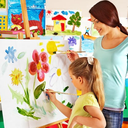 Small Trifold Poster Board 26" x 17", White Science Fair Display Boards - size: 26" x 17"