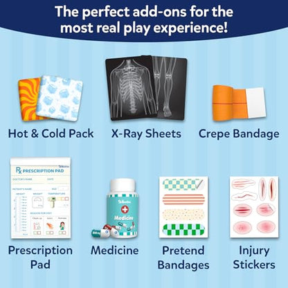 Skillmatics Doctor Set for Kids – 35+ Piece Realistic Pretend Play Kit
