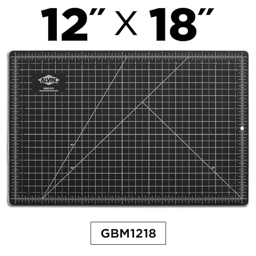 ALVIN Self-Healing Cutting Mat 12x18 in, Sewing, Quilting & Crafts, GBM1218 - size: 18"L x 12"W