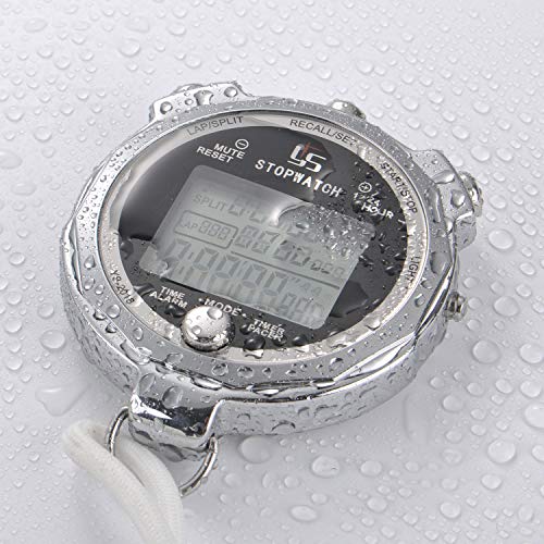 LAOPAO Melt Stopwatch, Clock Daily Rainproof Digital Timer for Sports Match,Competition,Coach,Referee,Training,Timing - color: Ys-2018