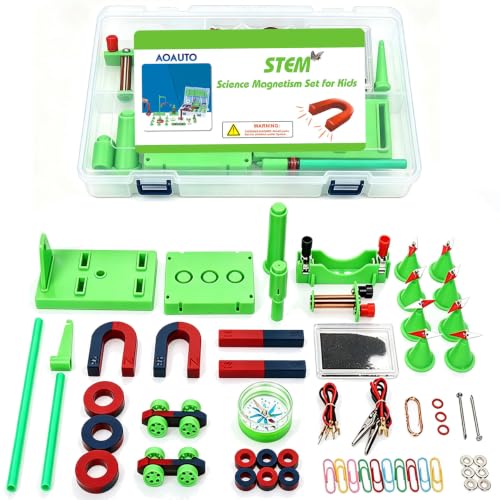 Magnetic Science Kit Physics Electromagnet Experiment Lab Magnets for Kids