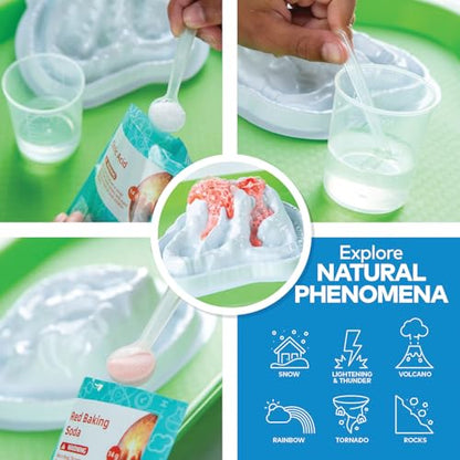 Fun Express Steam Natural Phenomenon Science Kit - Fascinating STEAM Nature Kit for Kids, Interactive Natural Science Exploration Kit for Kids - Fun and Educational Natural Phenomenon Kit